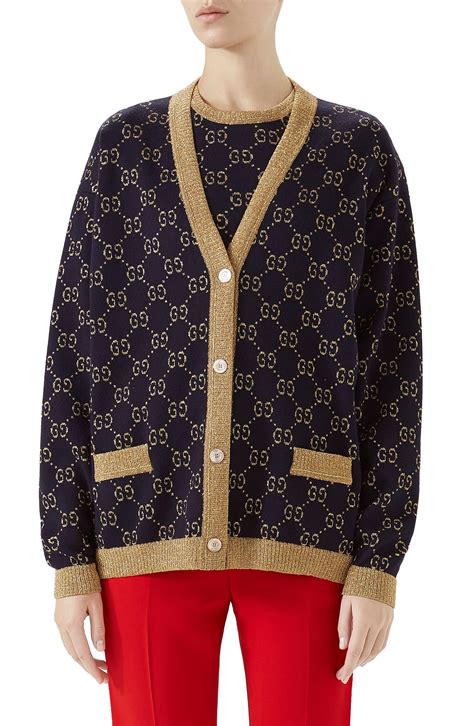 blue gucci cardigan|gucci cardigan used.